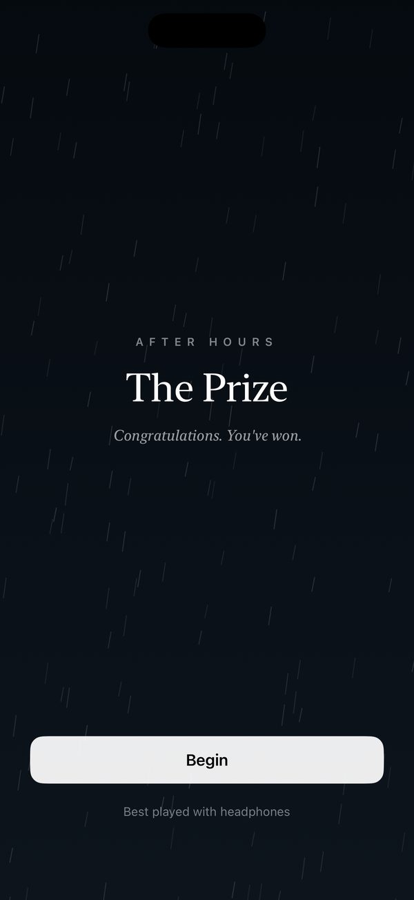 After Hours: The Prize screenshot 1